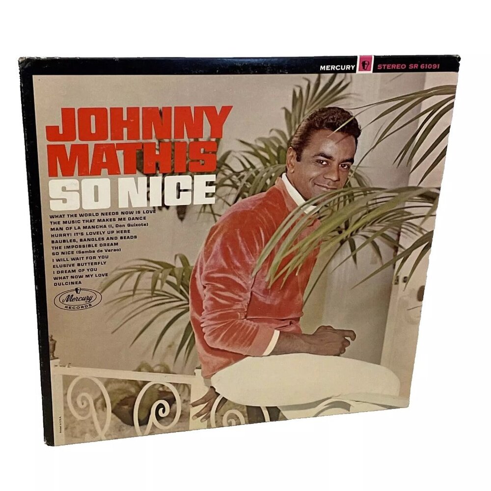 Johnny Mathis So Nice (Vinyl, 1966) Mercury SR 61091 Good LP Record Album